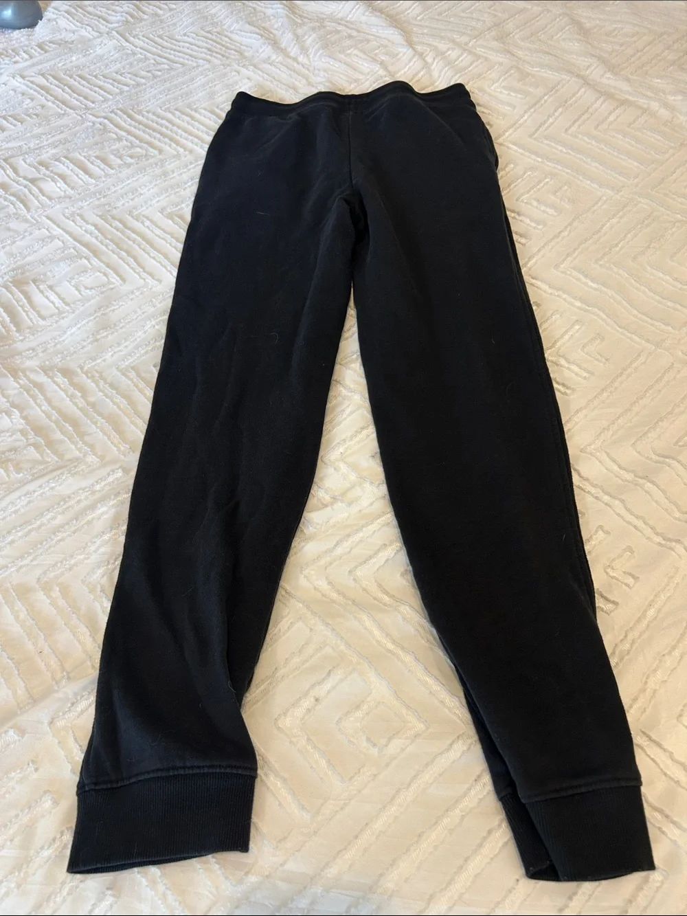 Spyder Kids Black Elastic Waist Drawstring Sweatpants Joggers Size L 14/16